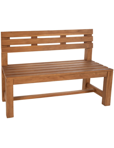 Banc de jardin 3 places 150 cm Bois de teck Naturel Azalen - 1