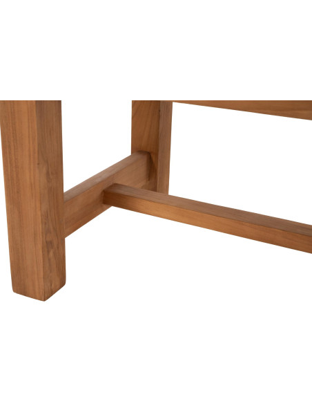 Banc de jardin 2 places 120 cm Bois de teck Naturel Azalen - 2