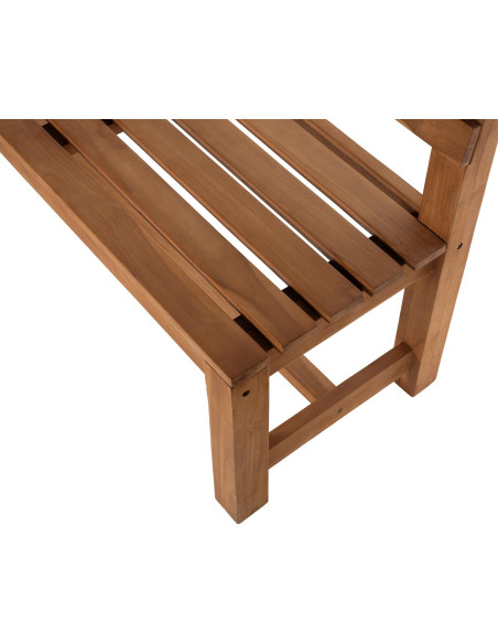 Banc de jardin 2 places 120 cm Bois de teck Naturel Azalen - 4