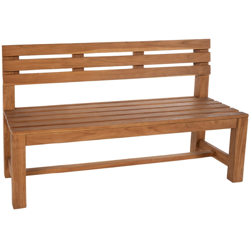 Banc de jardin 3 places 180 cm Bois de teck Naturel Azalen - 1