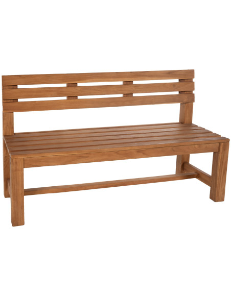 Banc de jardin 3 places 180 cm Bois de teck Naturel Azalen - 1