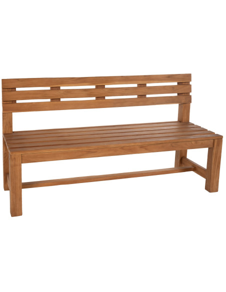Grand Banc de jardin 4 places 200 cm Bois de teck Naturel Azalen - 1