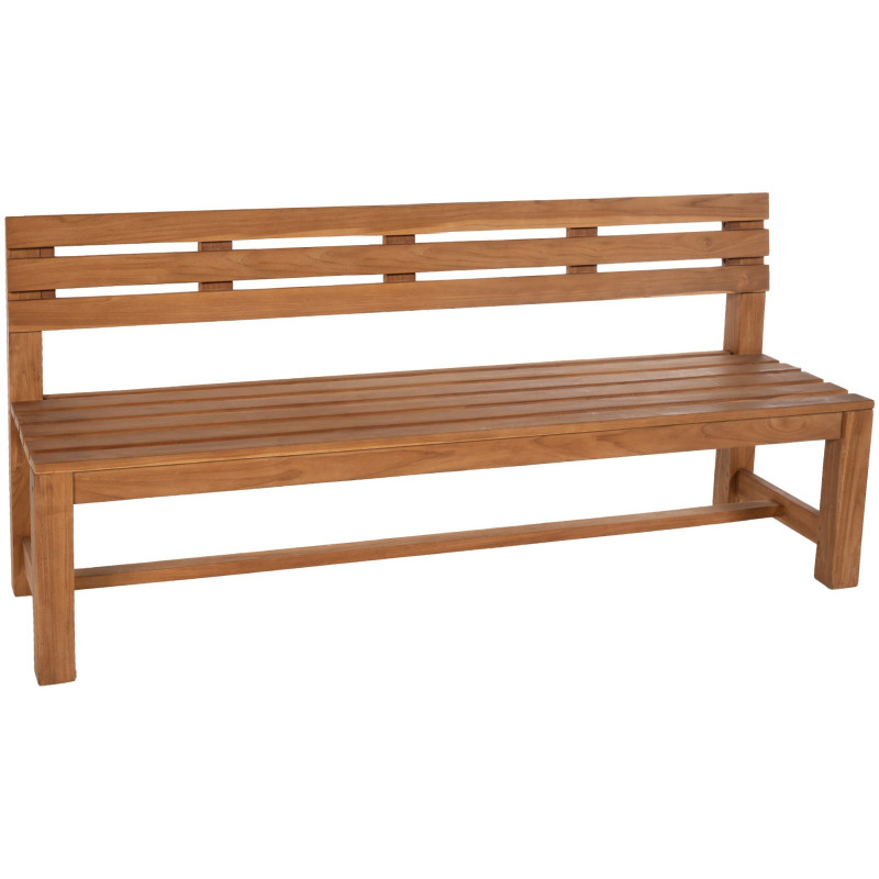 Grand Banc de jardin 4 places 240 cm Bois de teck Naturel Azalen - 1
