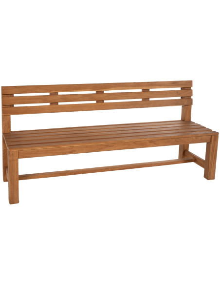 Grand Banc de jardin 4 places 240 cm Bois de teck Naturel Azalen - 1
