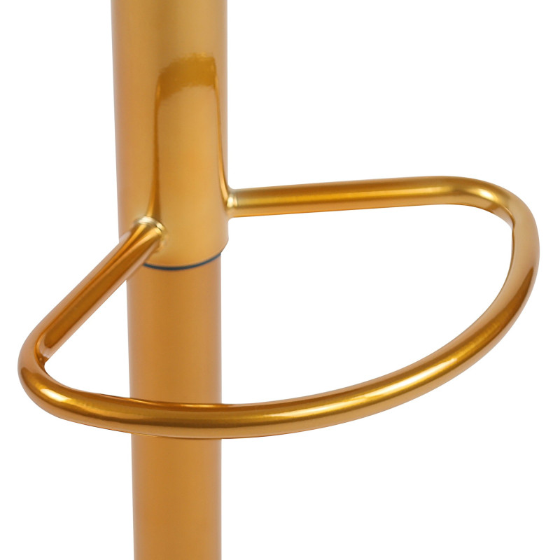 Tabouret de bar industriel chic Métal Doré Hayro - 5