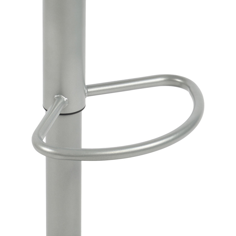 Tabouret de bar industriel chic Métal Argenté Hayro - 2