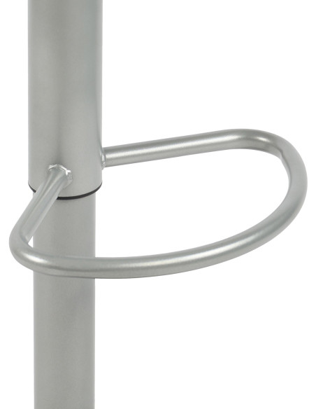 Tabouret de bar industriel chic Métal Argenté Hayro - 2