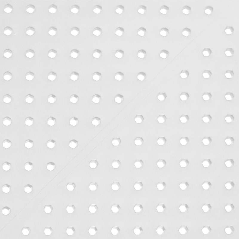 Table de jardin bistrot moderne Carrée 2 personnes Polypropylène Métal Blanc Thermolaqué Lainy 