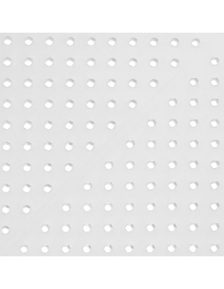 Table de jardin bistrot moderne Carrée 2 personnes Polypropylène Métal Blanc Thermolaqué Lainy 