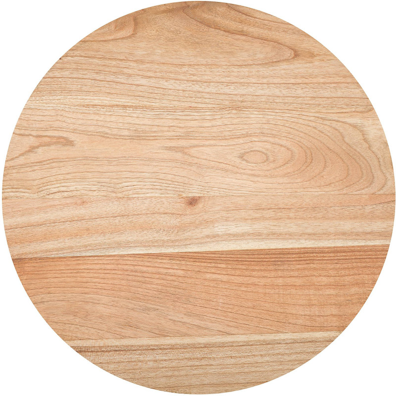 Sellette haute moderne Ronde 60 cm Bois de mindi Naturel Nesin 