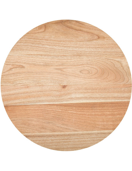 Sellette haute moderne Ronde 60 cm Bois de mindi Naturel Nesin 