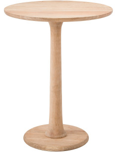 Sellette haute moderne Ronde 60 cm Bois de mindi Naturel Nesin