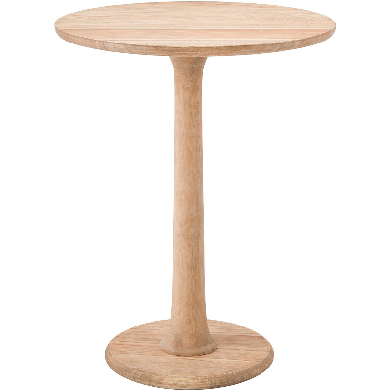 Sellette haute moderne Ronde 60 cm Bois de mindi Naturel Nesin