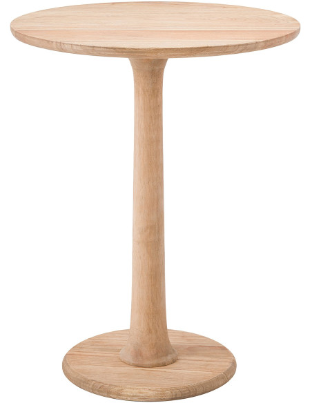 Sellette haute moderne Ronde 60 cm Bois de mindi Naturel Nesin