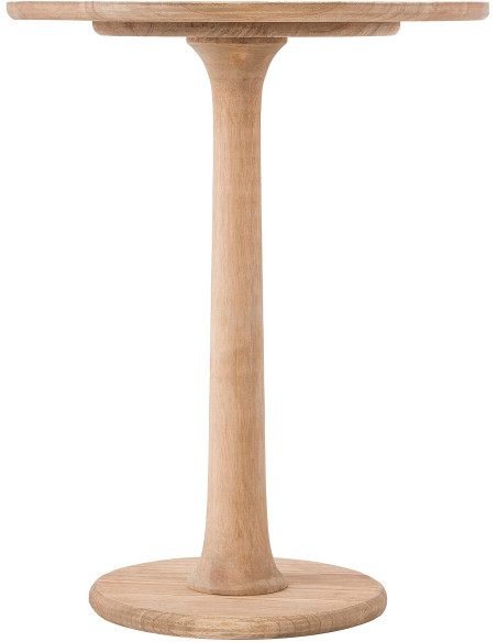 Sellette haute moderne Ronde 60 cm Bois de mindi Naturel Nesin 