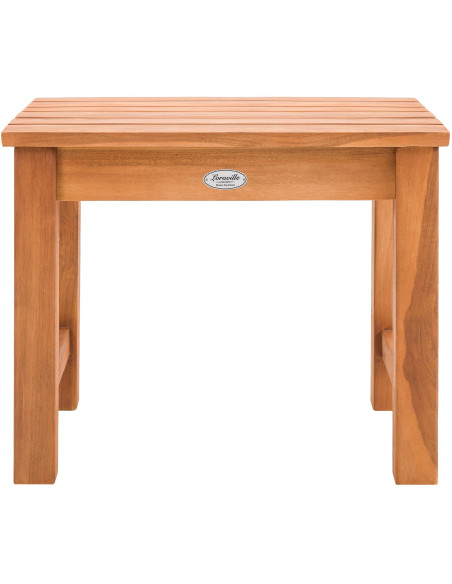 Table basse de jardin Rectangulaire Bois de teck massif Naturel Larek - 2