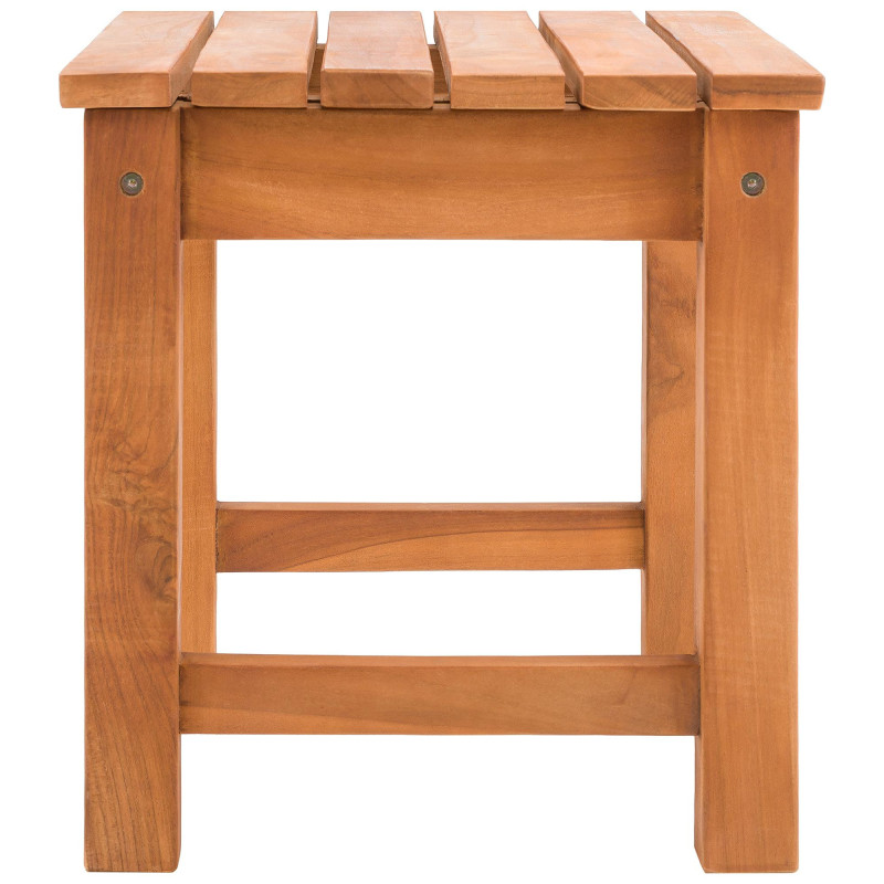 Table basse de jardin Rectangulaire Bois de teck massif Naturel Larek - 4