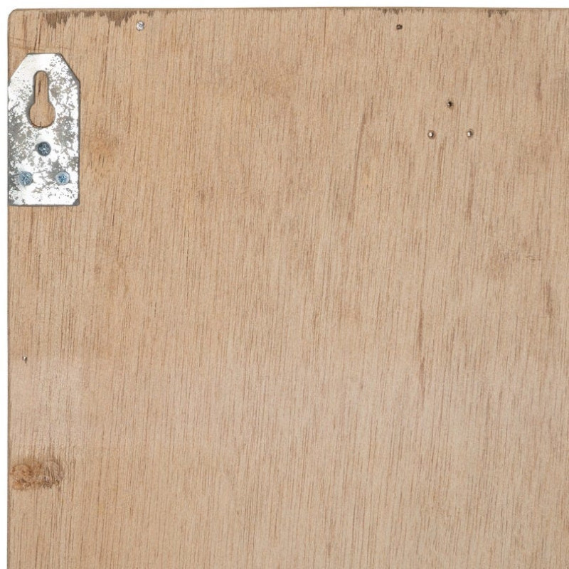 Grande Décoration murale ethnique chic sculptée 120x164 Marron Blanc Vieilli Toyen - 7