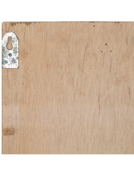 Grande Décoration murale ethnique chic sculptée 120x164 Marron Blanc Vieilli Toyen - 7