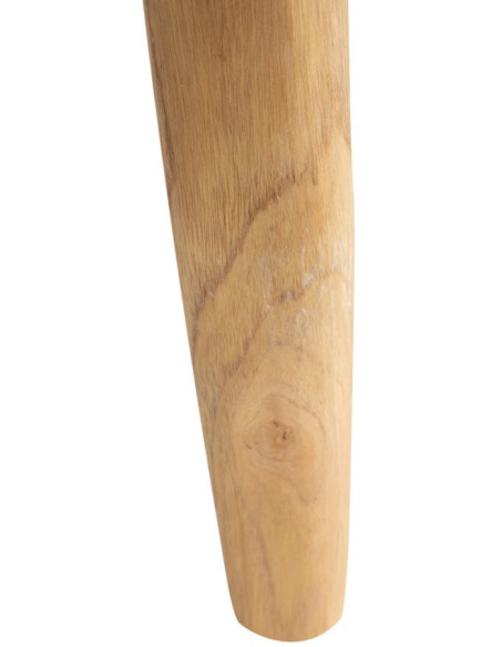 Table basse rustique chic Organique 70 cm Naturel Semir - 9