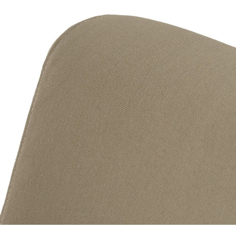 Fauteuil à bascule Japandi Beige Bois d'hévéa Naturel Cayen - 8