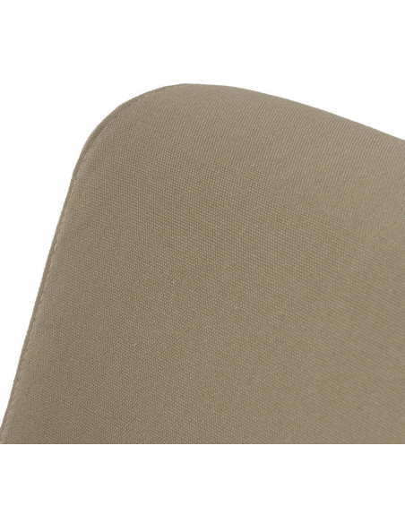 Fauteuil à bascule Japandi Beige Bois d'hévéa Naturel Cayen - 8