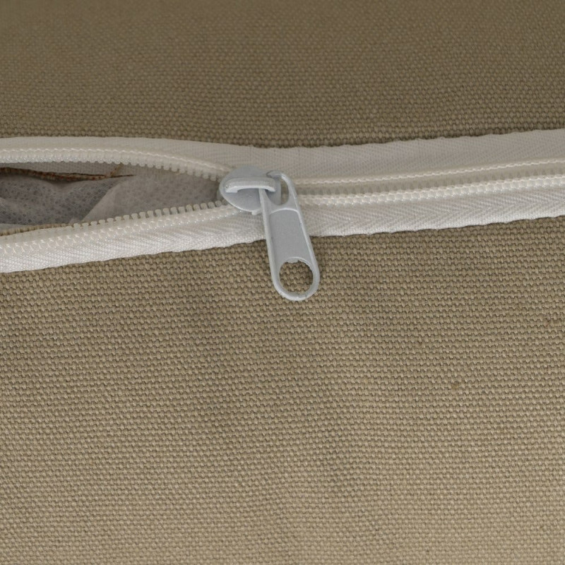 Fauteuil à bascule Japandi Beige Bois d'hévéa Naturel Cayen - 13