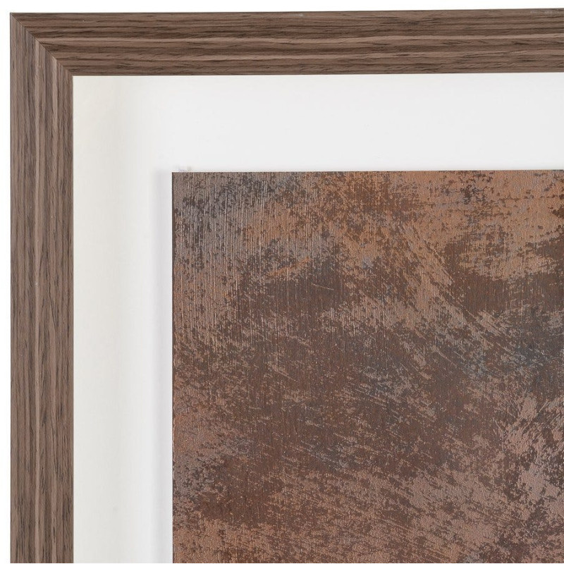 Grand Tableau mural moderne imprimé antique Les Trois Grâces Cadre PS marron effet bois 104x104 Gracias - 4