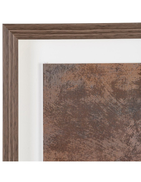 Grand Tableau mural moderne imprimé antique Les Trois Grâces Cadre PS marron effet bois 104x104 Gracias - 4