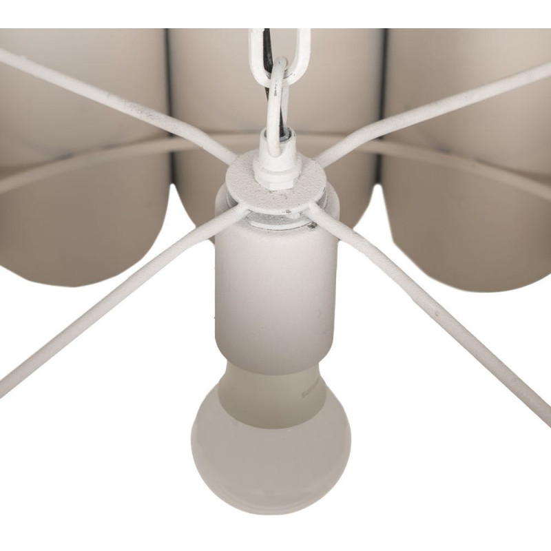 Grande Suspension design moderne Diamètre 61 cm Blanc Vyrel - 4