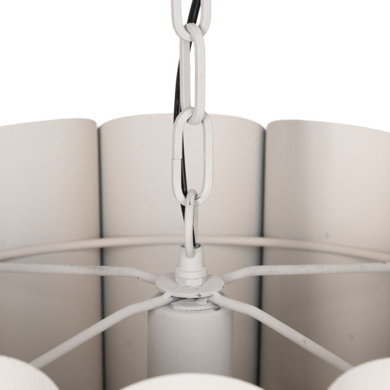 Grande Suspension design moderne Diamètre 61 cm Blanc Vyrel - 5