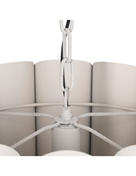 Grande Suspension design moderne Diamètre 61 cm Blanc Vyrel - 5