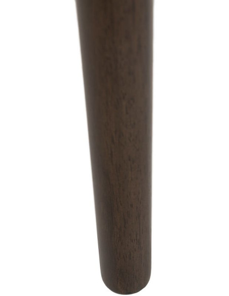 Chaise scandinave chic Beige Tressé Bois d'hévéa Marron Emyro - 12