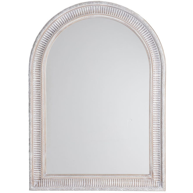 Grand Miroir mural Arc Arrondi 76x106 Gris Xaron - 1