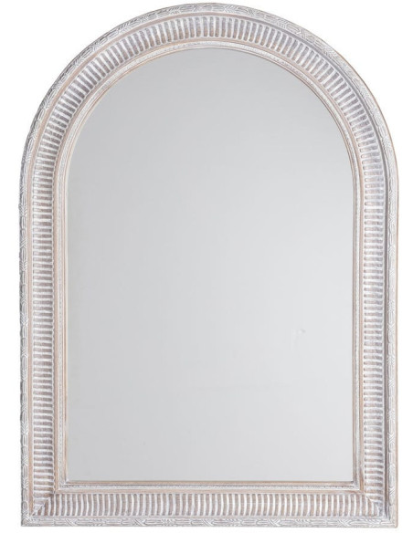 Grand Miroir mural Arc Arrondi 76x106 Gris Xaron - 1