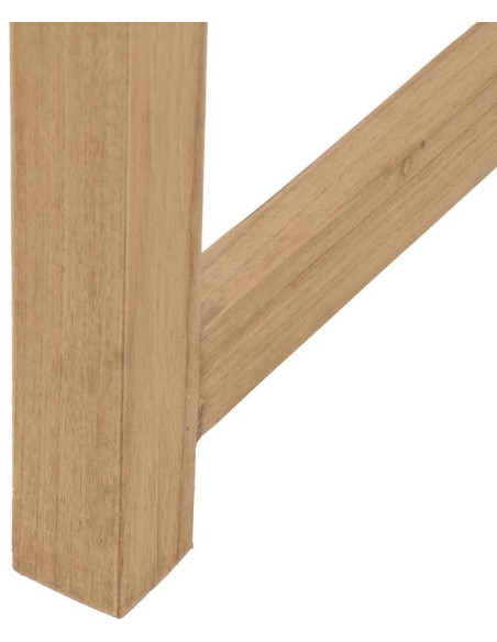 Grande Console rustique chic 3 tiroirs 130 cm Naturel Nakel - 10