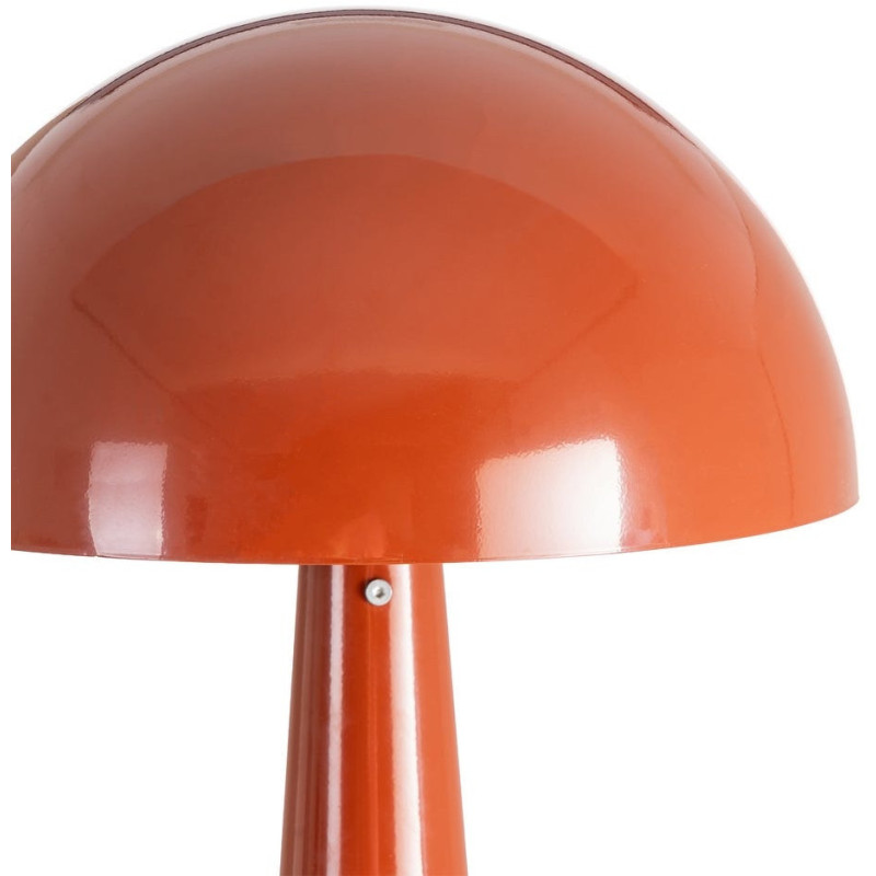 Grand Lampadaire sur pied Champignon Hauteur 128 cm Rouge brique Kivan - 2