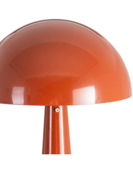 Grand Lampadaire sur pied Champignon Hauteur 128 cm Rouge brique Kivan - 2