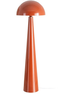 Grand Lampadaire sur pied Champignon Hauteur 128 cm Rouge brique Kivan - 1