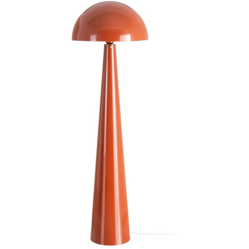 Grand Lampadaire sur pied Champignon Hauteur 128 cm Rouge brique Kivan - 1