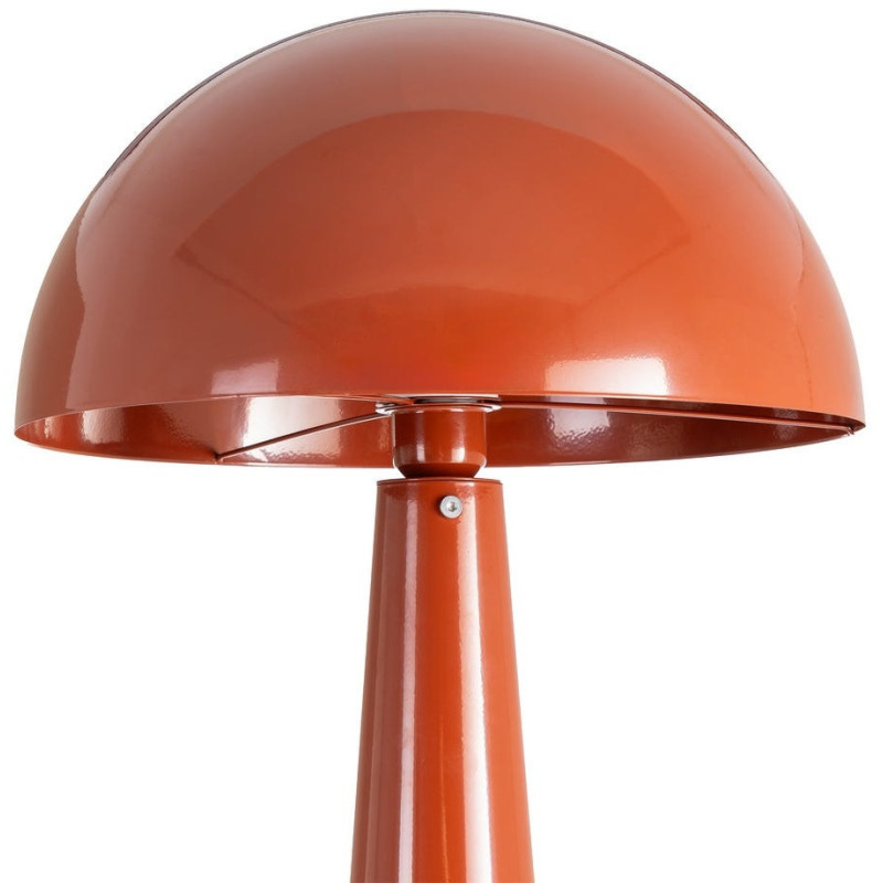 Grand Lampadaire sur pied Champignon Hauteur 128 cm Rouge brique Kivan - 3