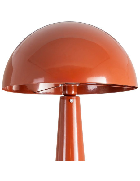 Grand Lampadaire sur pied Champignon Hauteur 128 cm Rouge brique Kivan - 3