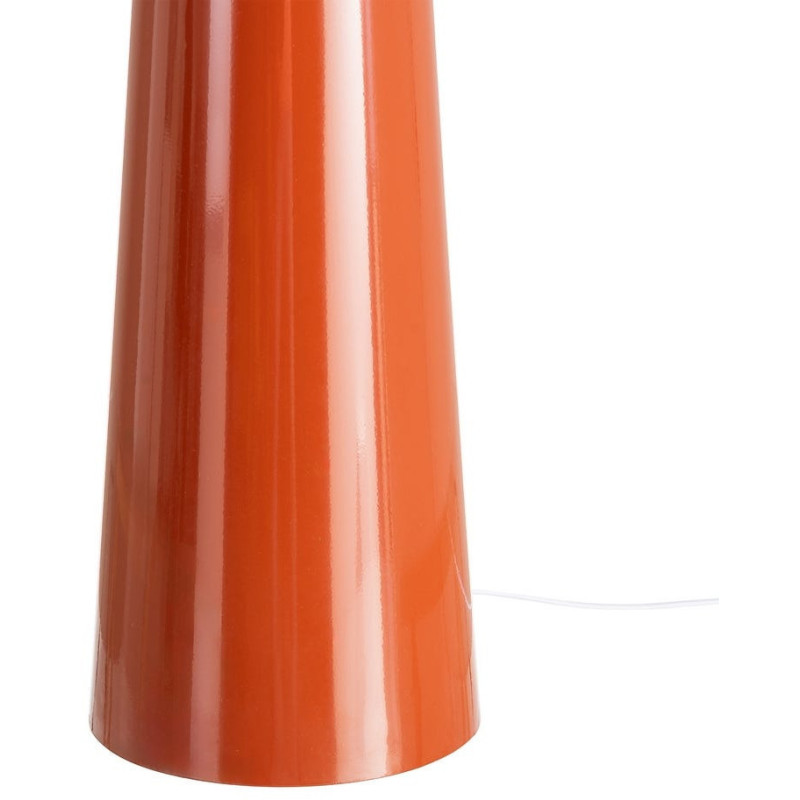 Grand Lampadaire sur pied Champignon Hauteur 128 cm Rouge brique Kivan - 5