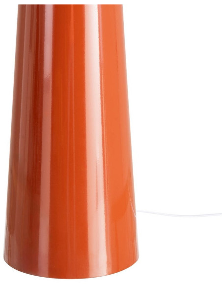 Grand Lampadaire sur pied Champignon Hauteur 128 cm Rouge brique Kivan - 5