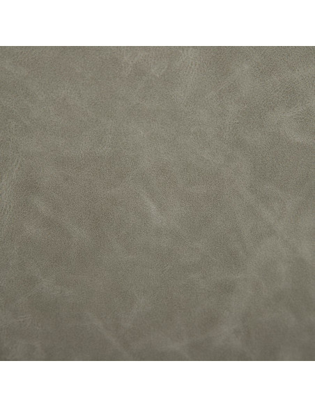 Fauteuil rétro chic matelassé Vert Métal Noir Orian - 5