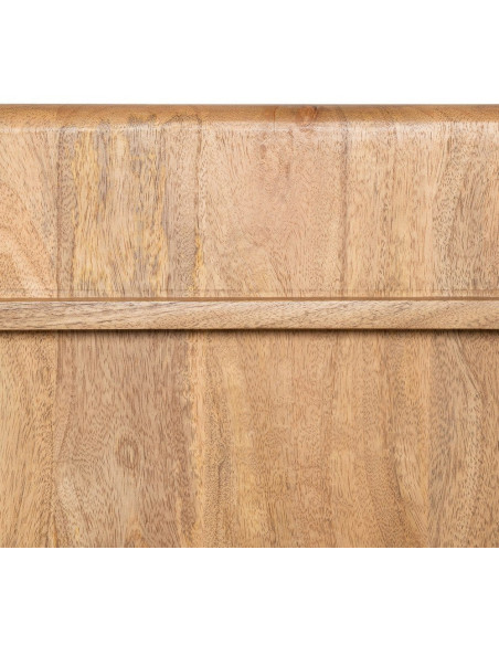 Buffet Japandi Bas 2 portes 2 tiroirs 160 cm Naturel Galt - 9