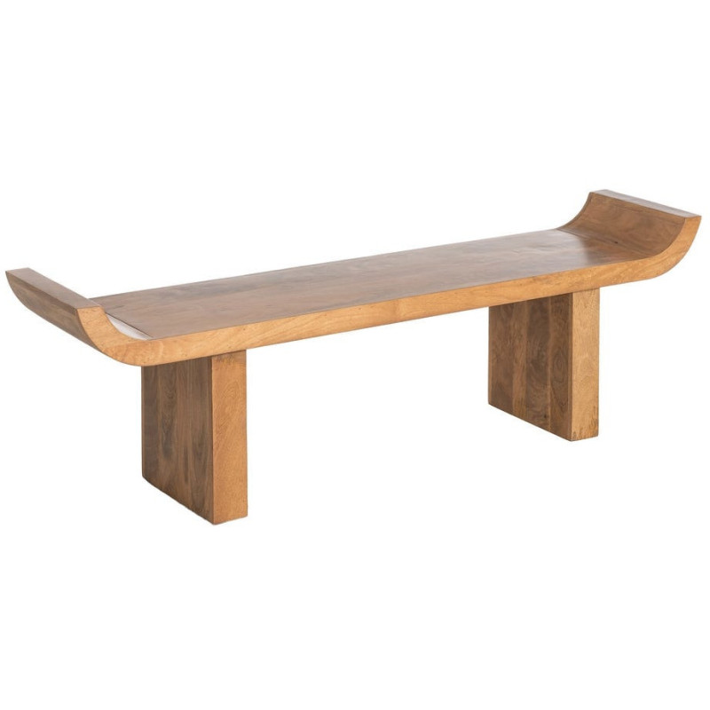 Banc en bois de manguier naturel 160 cm Galt Ixia - 1