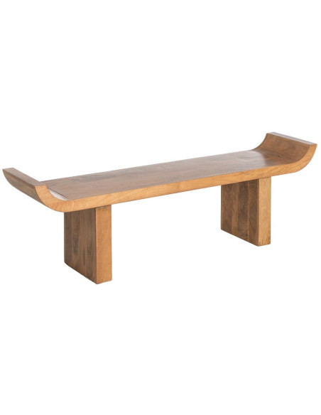 Banc en bois de manguier naturel 160 cm Galt Ixia - 1