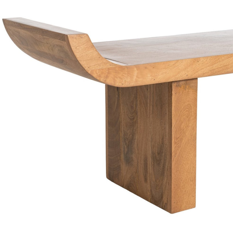 Banc en bois de manguier naturel 160 cm Galt Ixia - 3