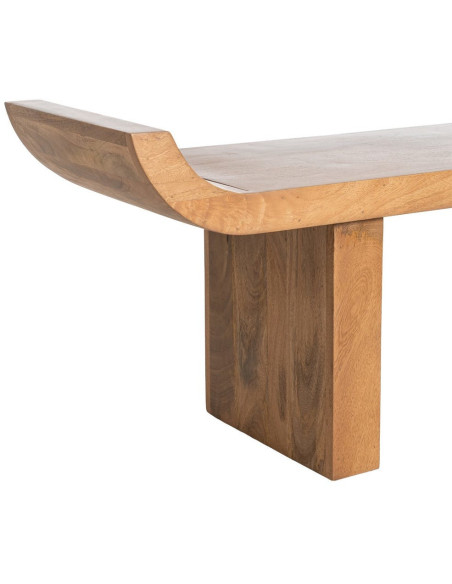 Banc en bois de manguier naturel 160 cm Galt Ixia - 3